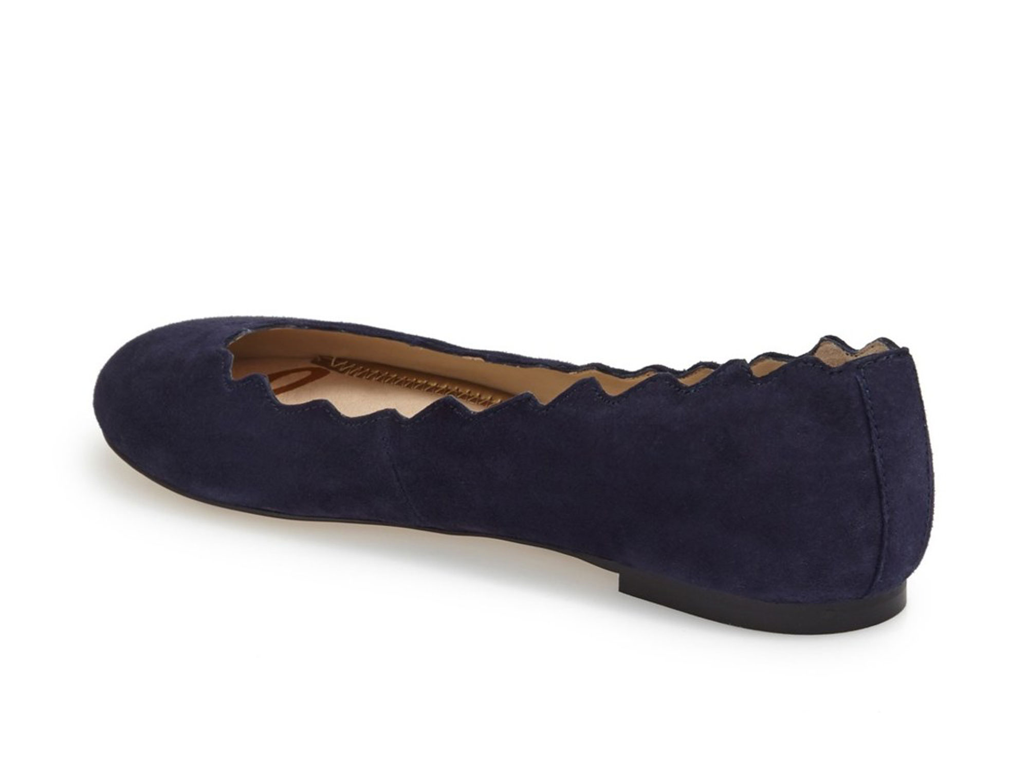 navy blue suede flats womens